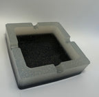 Two tone Black and White Ashtray