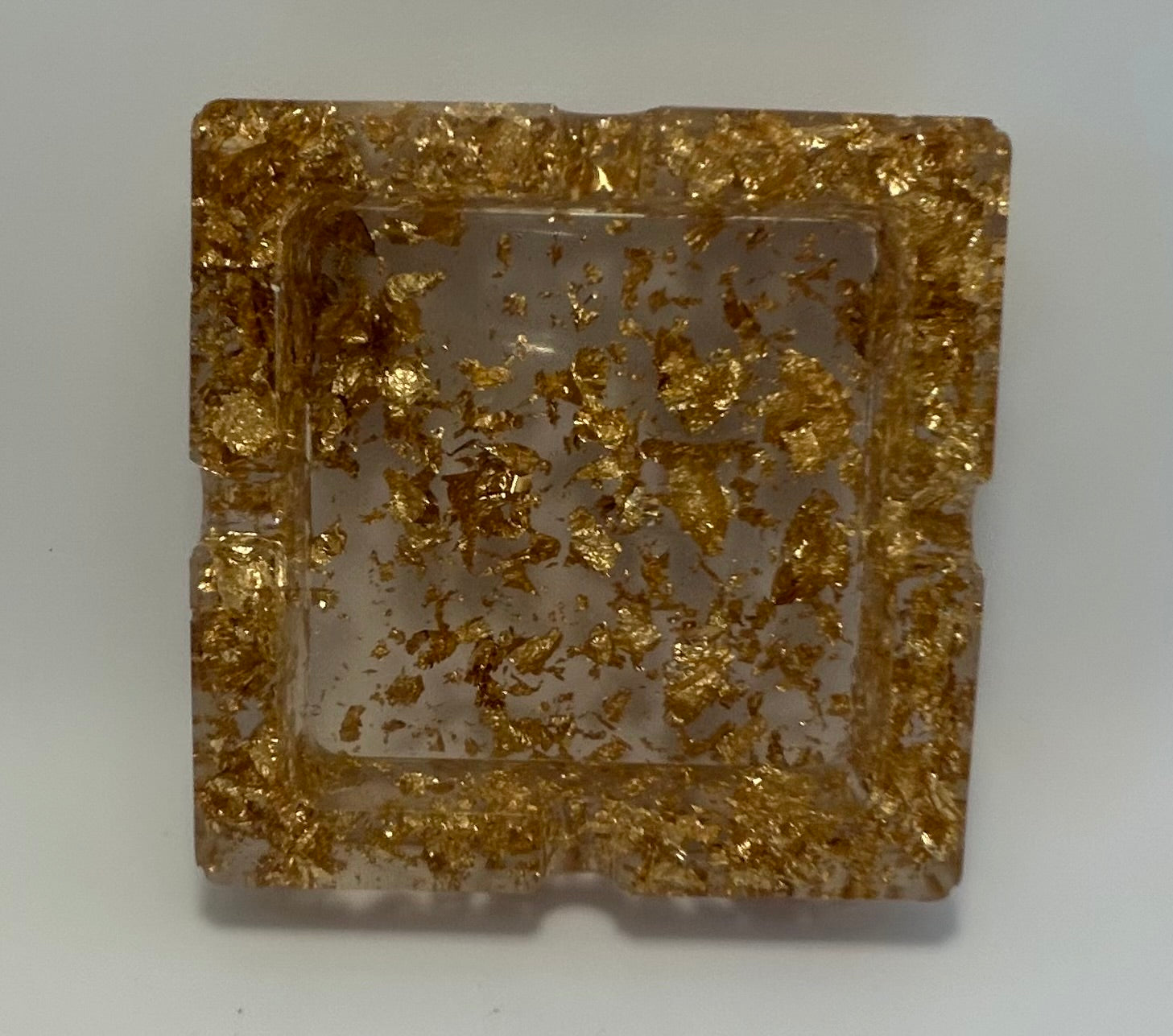 Gold flake ashtray