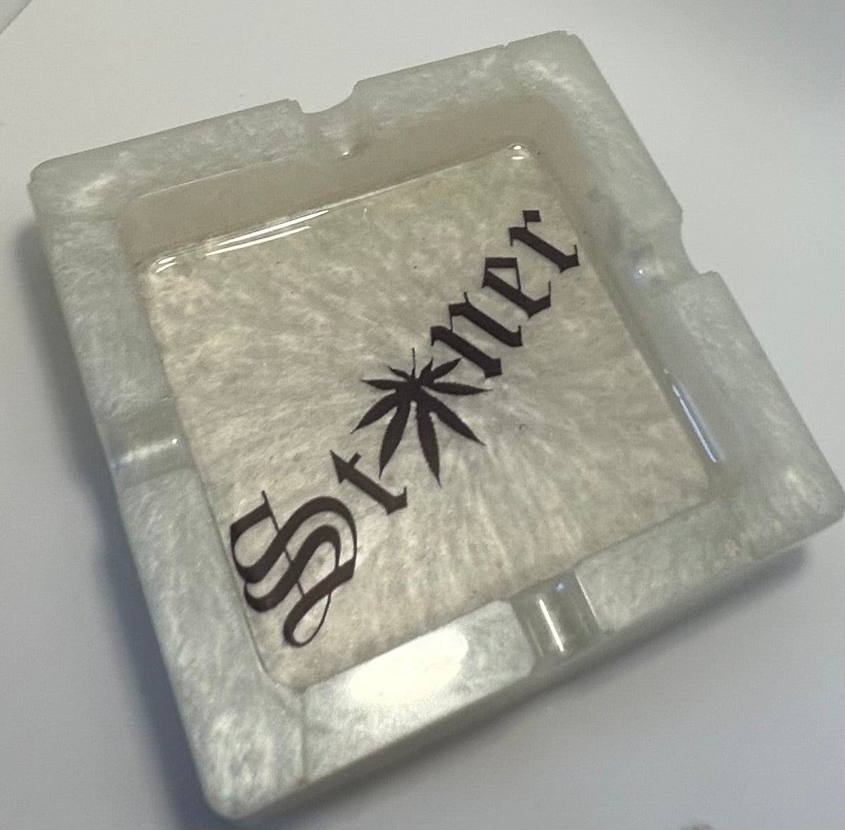 STONER ashtray white