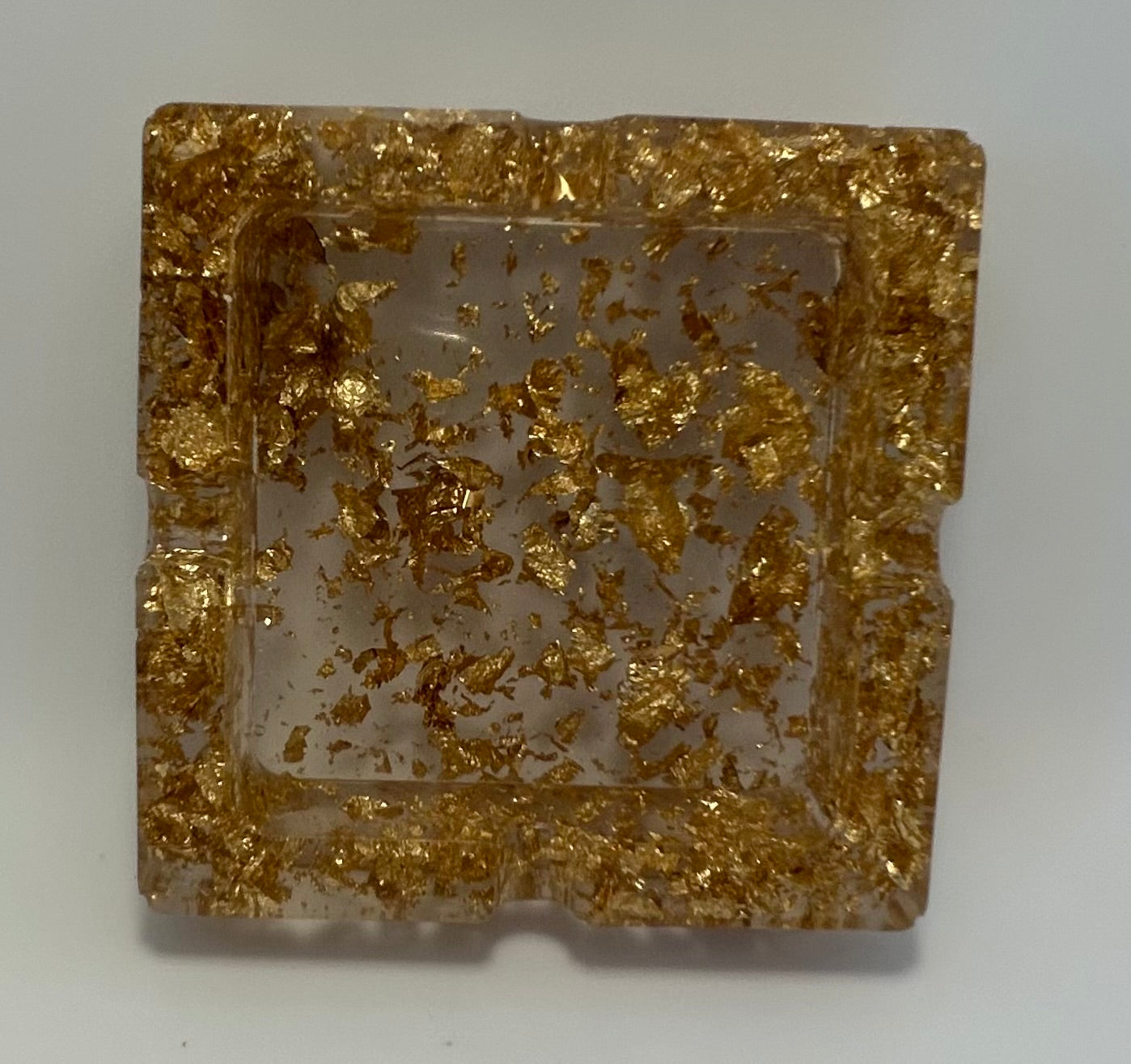 Gold flake ashtray