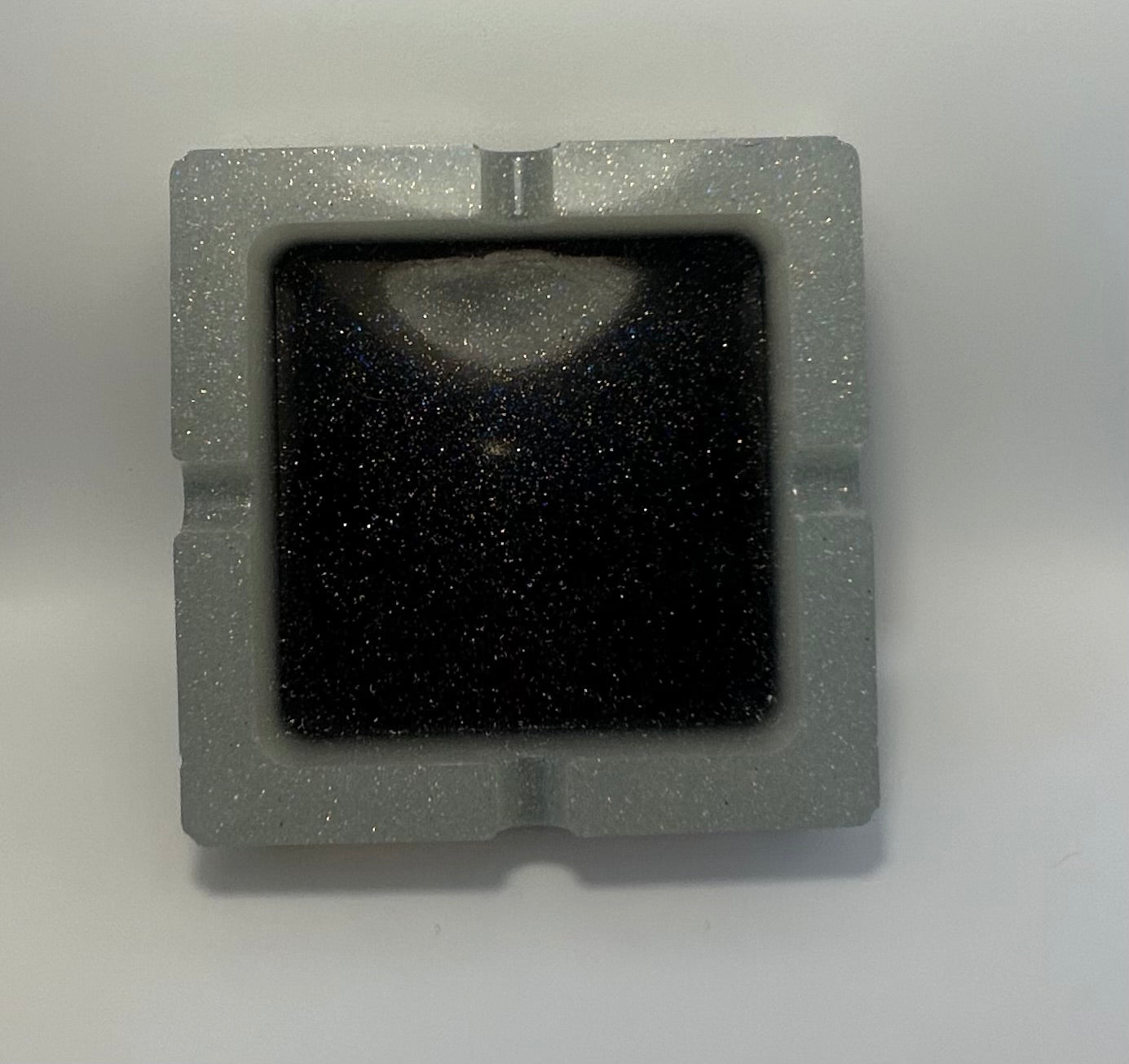 Two tone Black and White Ashtray