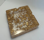 Gold flake ashtray