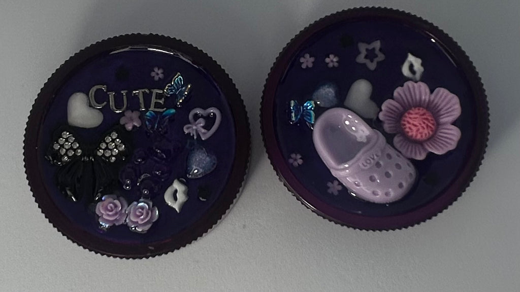 Cute purple charmed grinder