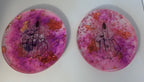 Pink- weed finger coasters 2pk