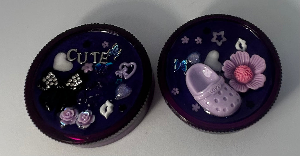 Cute purple charmed grinder