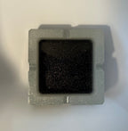 Two tone Black and White Ashtray