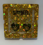 Gold stoned ashtray