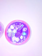 Cute purple charmed grinder